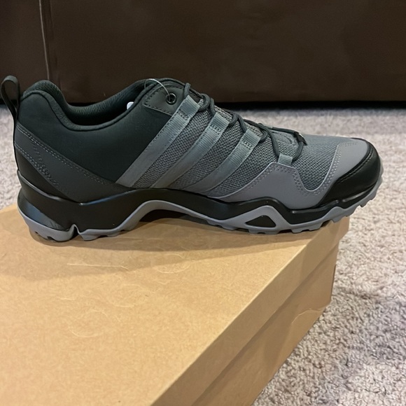 Adidas Terrex AX2R Trail Hiking Shoes Sneakers black grey carbon CM7728 Mens 12 - Picture 6 of 12